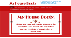 Desktop Screenshot of myhousebooty.com