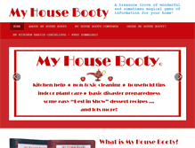 Tablet Screenshot of myhousebooty.com